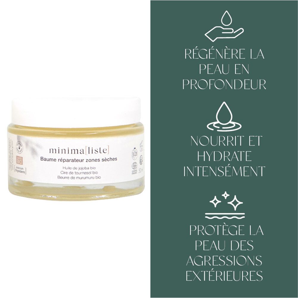 Minimaliste Baume Réparateur Zones Sèches Bio