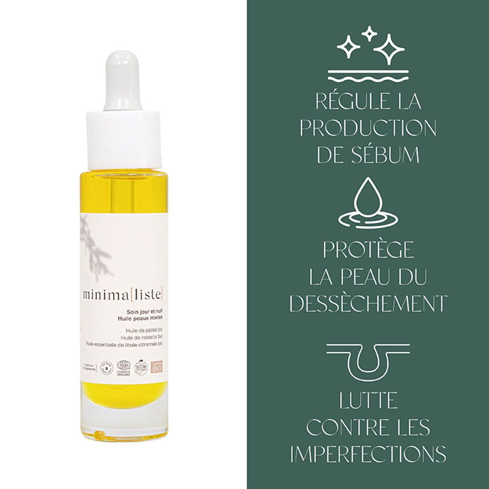 Minimaliste Huile Visage Peaux Mixtes Bio