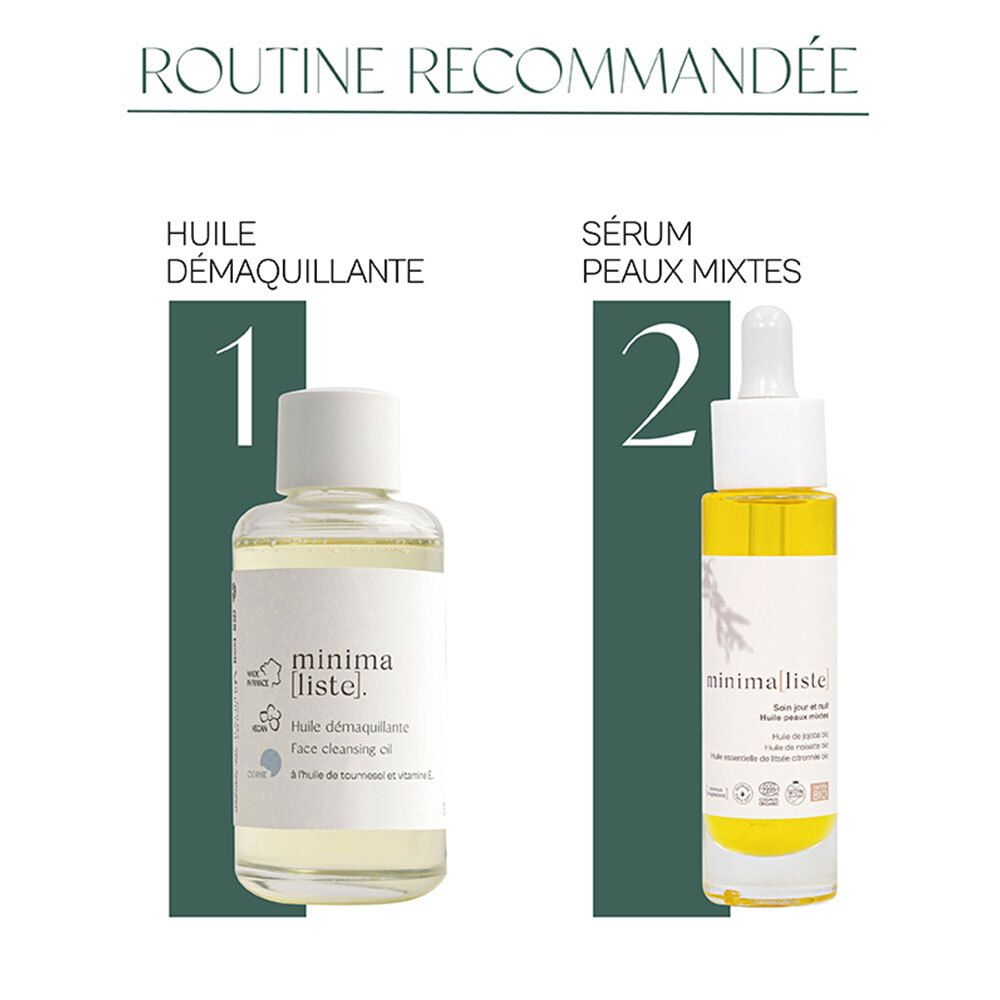 Minimaliste Huile Visage Peaux Mixtes Bio