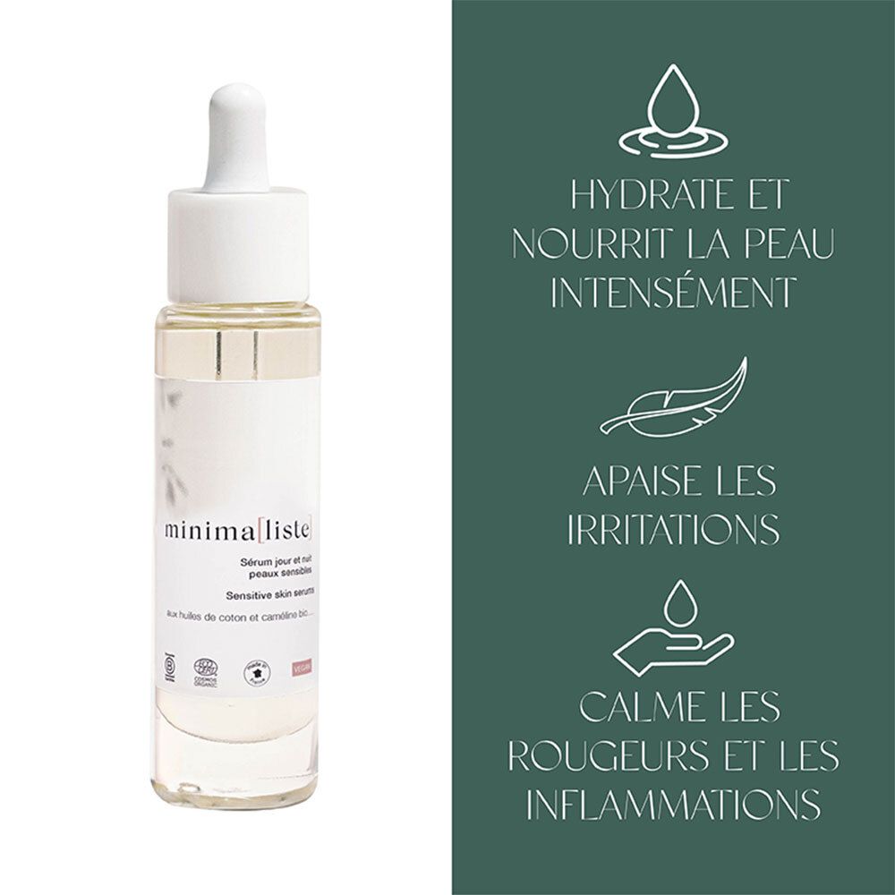 Minimaliste Huile Visage Peaux Sensibles Bio