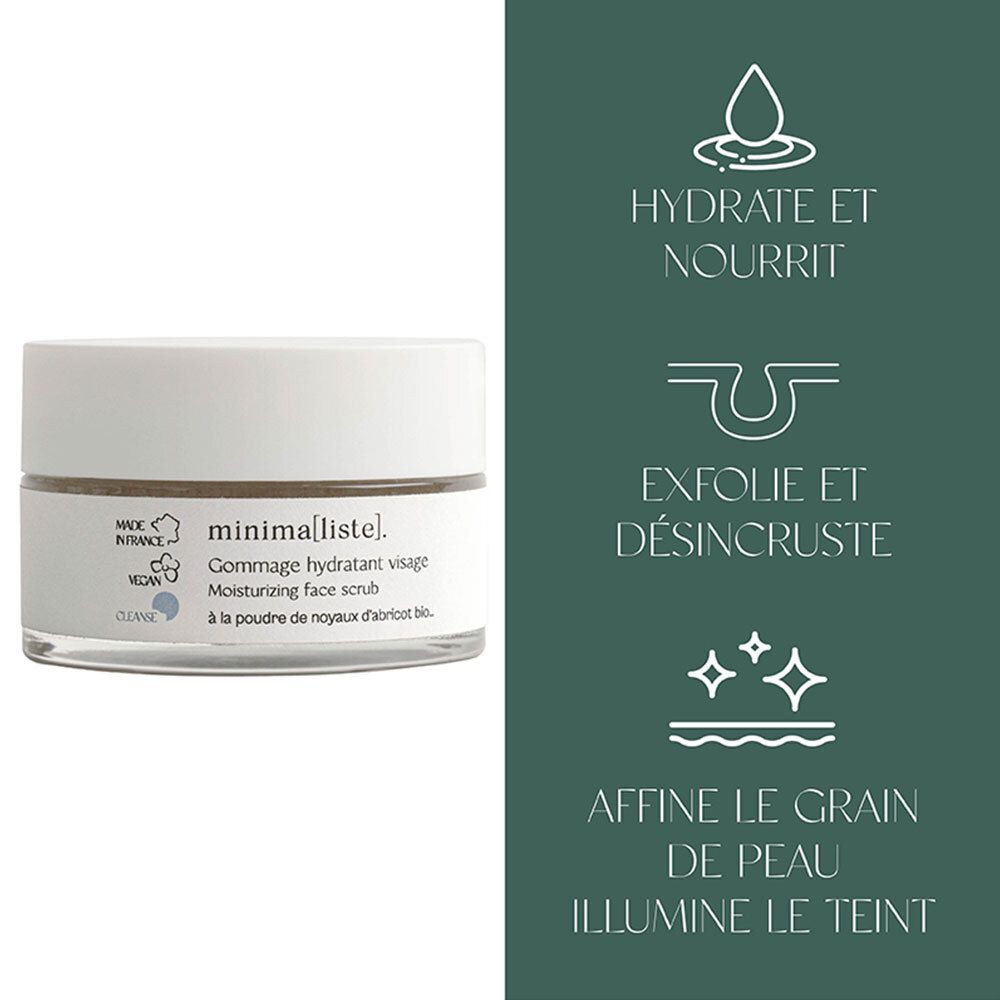 MINIMALISTE Gommage hydratant visage