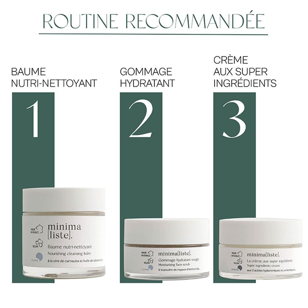 MINIMALISTE Gommage hydratant visage