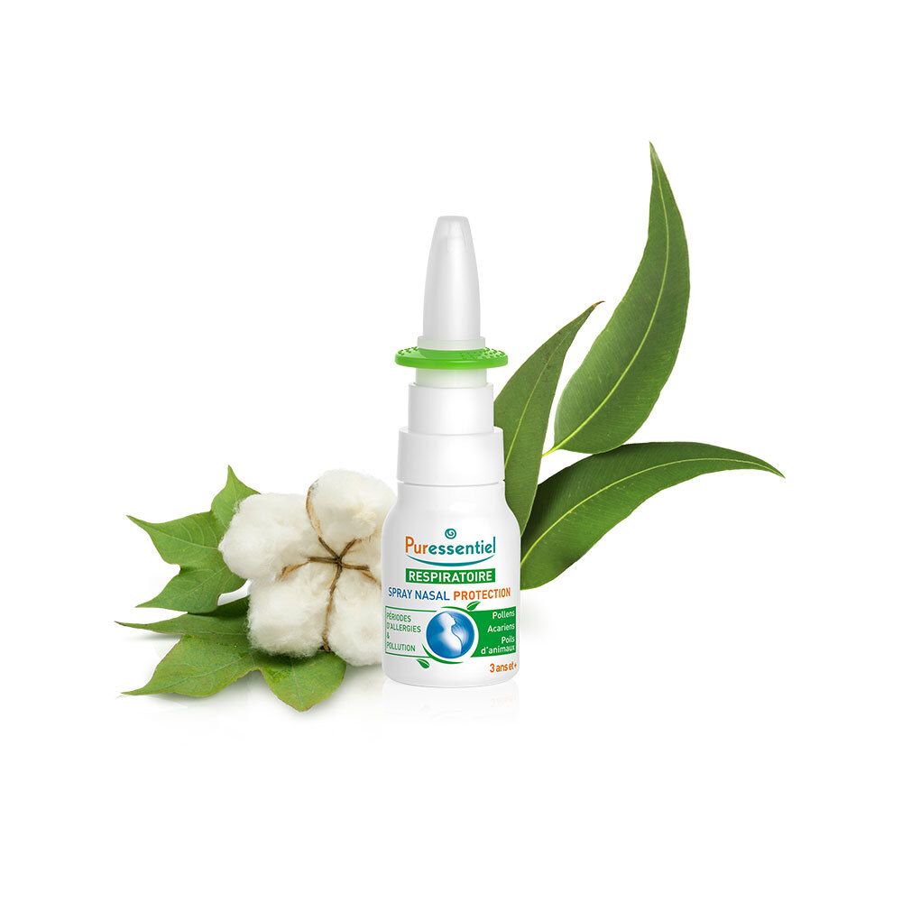 PURESSENTIEL RESPIRATOIRE Spray Nasal Protection Allergies aux HE BIO - 20 ml