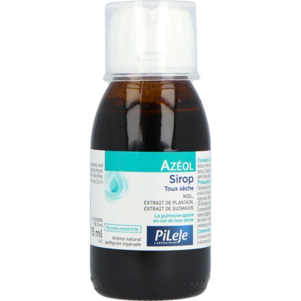 Azéol Toux Sèche, Sirop, complément alimentaire pour la toux sèche, fl 75 ml