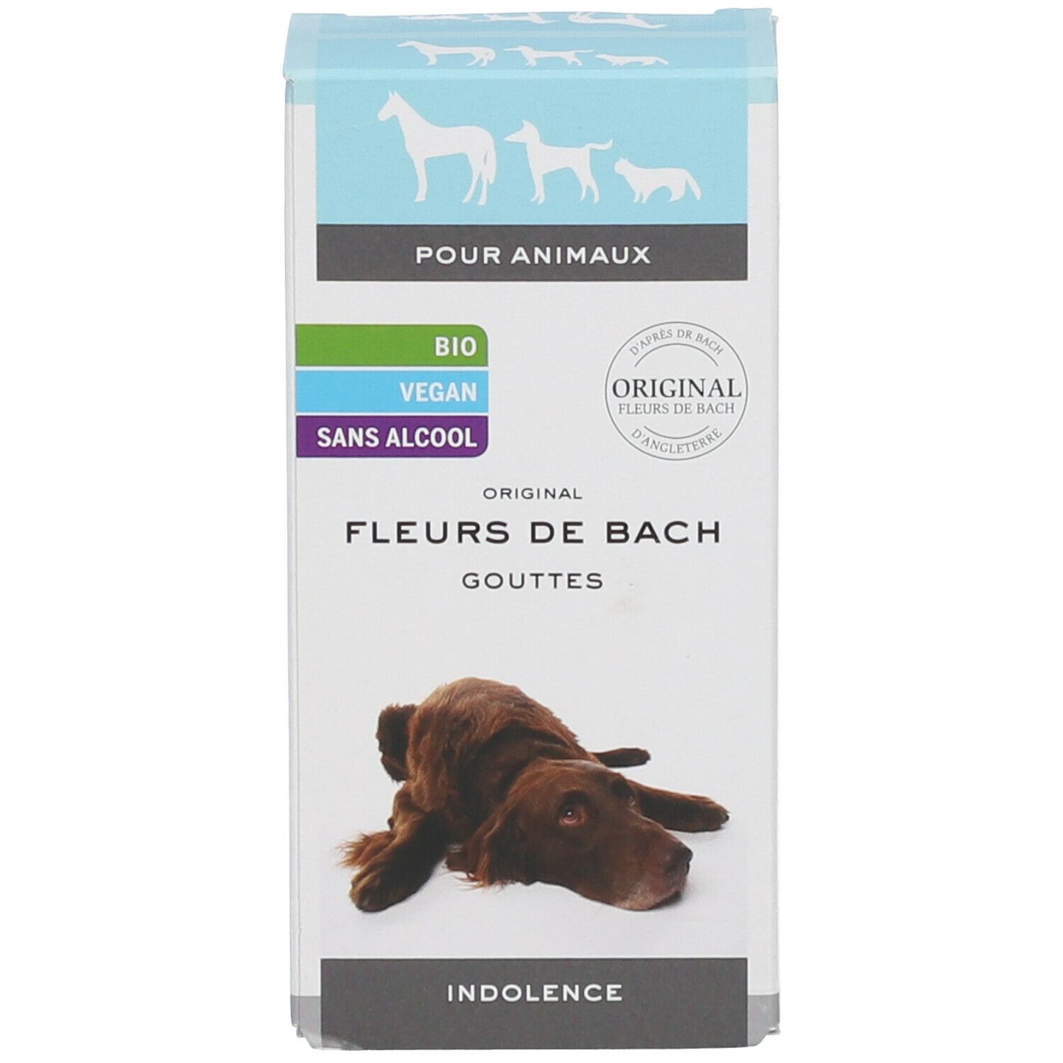 Fleurs de Bach Animaux Gouttes Indolence