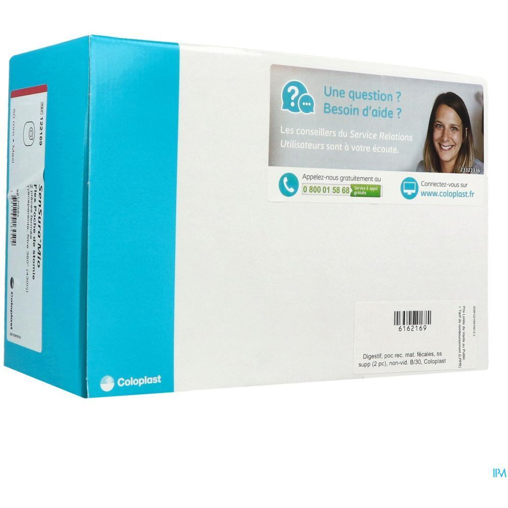 SENSURA mio FLEX POCHE ferméé Maxi - Poche fermée système 2 pièces, couplage adhésif 50mm