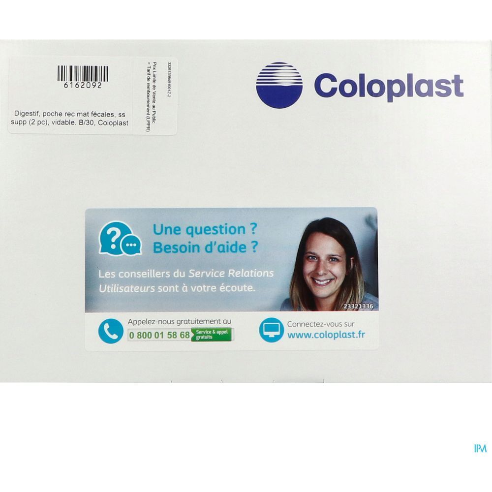 ALTERNA PLUS SYSTÈME 2 PIÈCES VIDABLE - Poche Maxi ouverte vidable, avec clamp intégré, sy