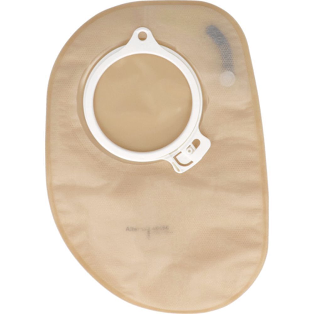 Poche pour ALTERNA PLUS SYSTÈME 2 PIÈCES FERMÉE. Beige, avec anneau blanc et fermeture.