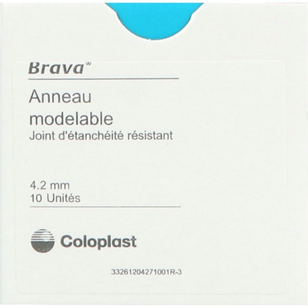 BRAVA ANNEAU MODELABLE - Anneau protecteur cutané, à usage unique. épaisseur 4,2 mm (ref.