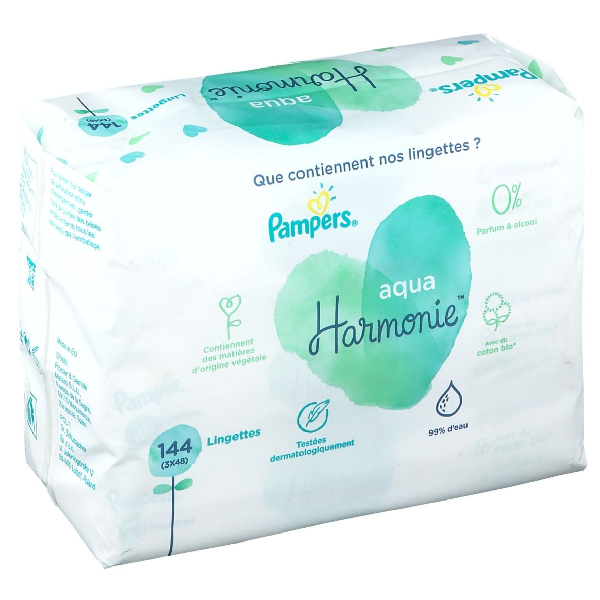 Pampers Aqua Harmonie™ Lingettes 2x48 pc(s) - Redcare Pharmacie