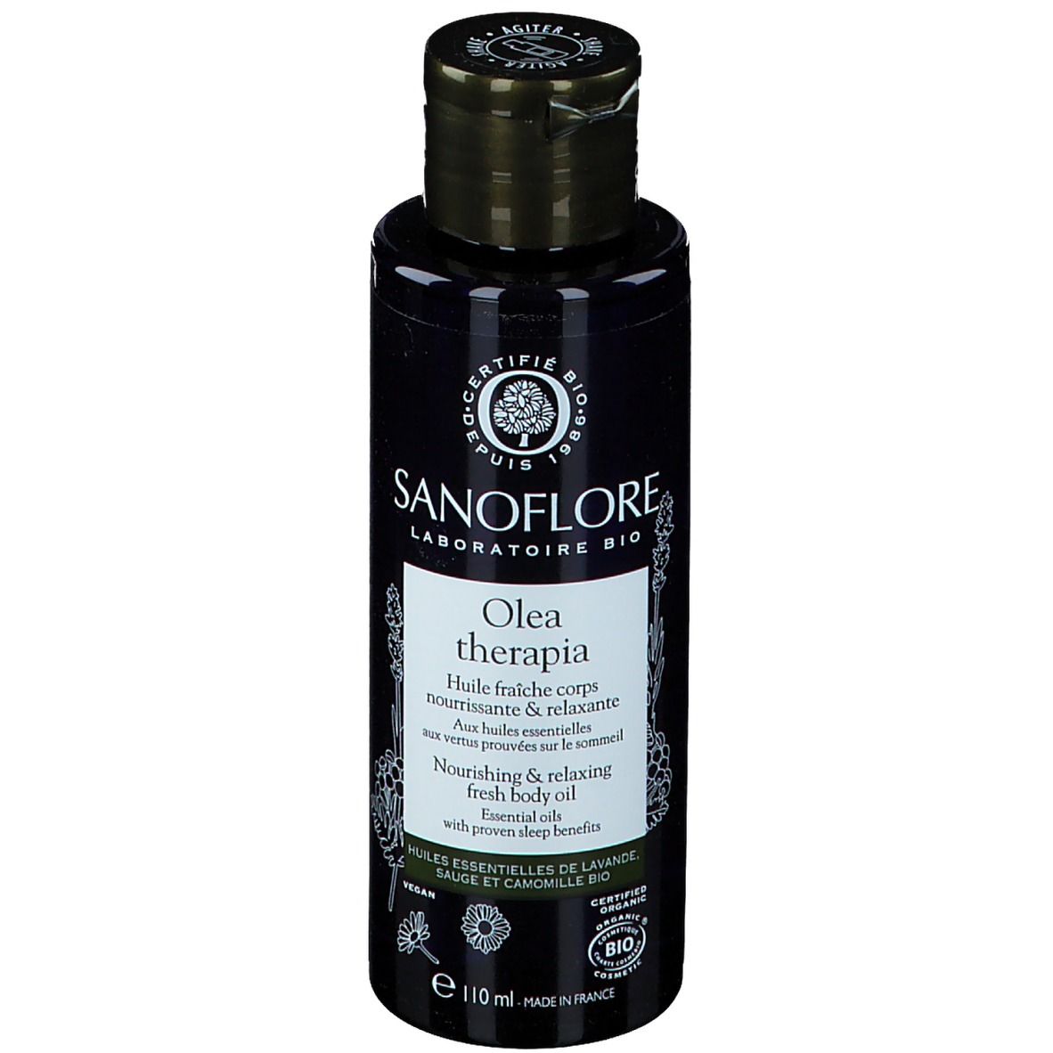 Sanoflore Huile Fraîche nourrissante et relaxante pour le corps