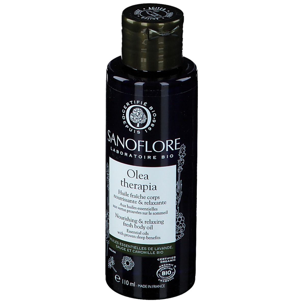 Sanoflore Huile Fraîche nourrissante et relaxante pour le corps