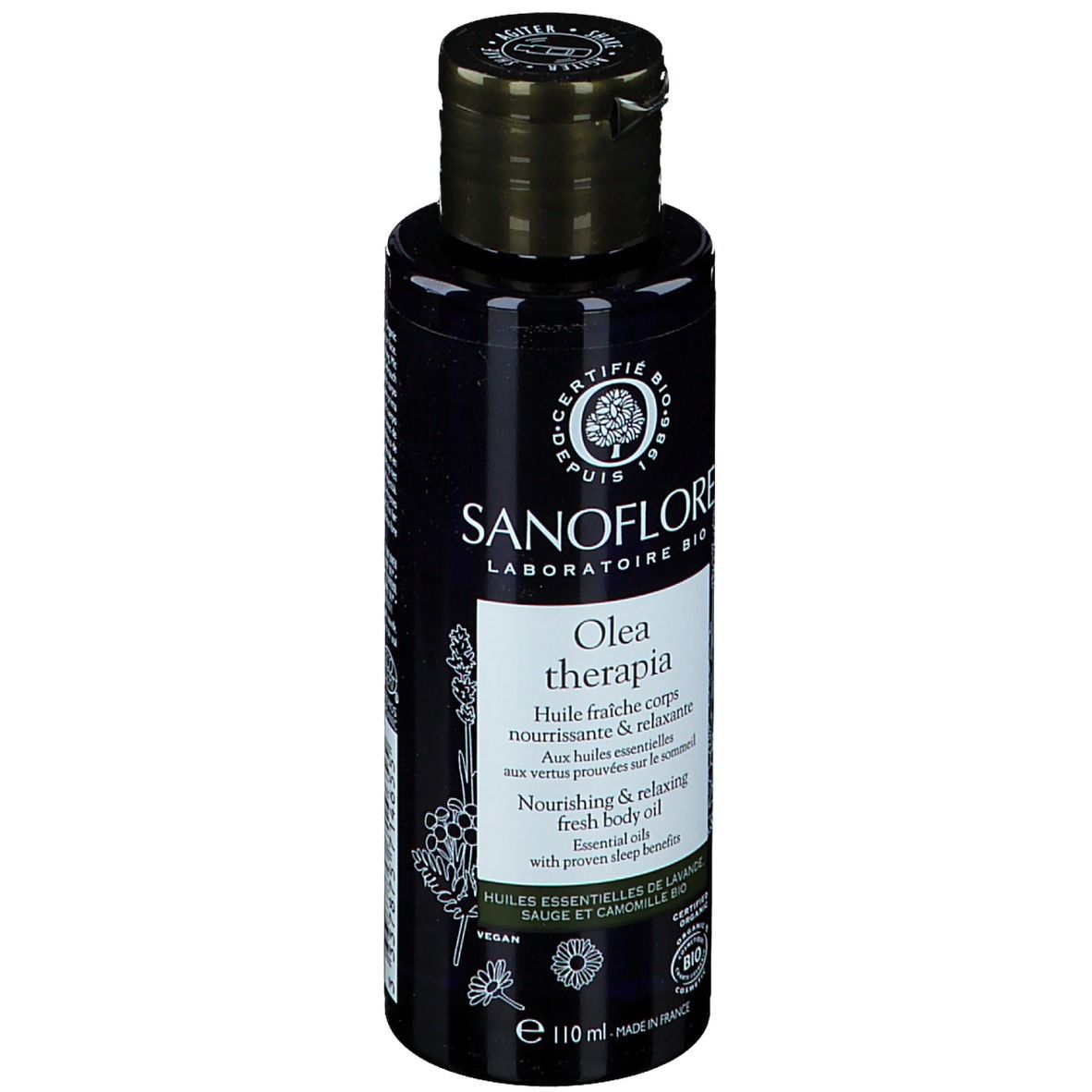 Sanoflore Huile Fraîche nourrissante et relaxante pour le corps
