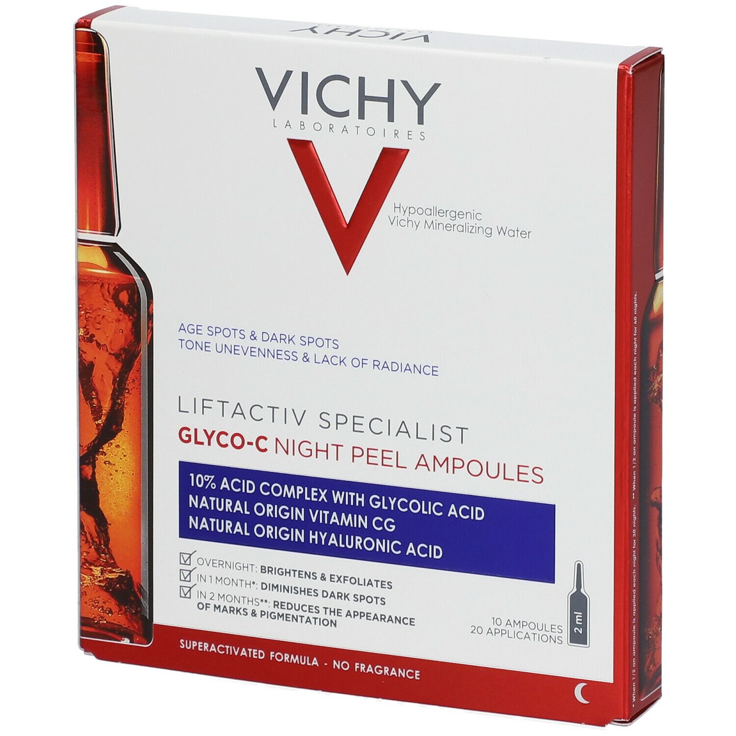 VICHY LIFTACTIV SPECIALIST Glyco-C Ampoules Peeling Nuit