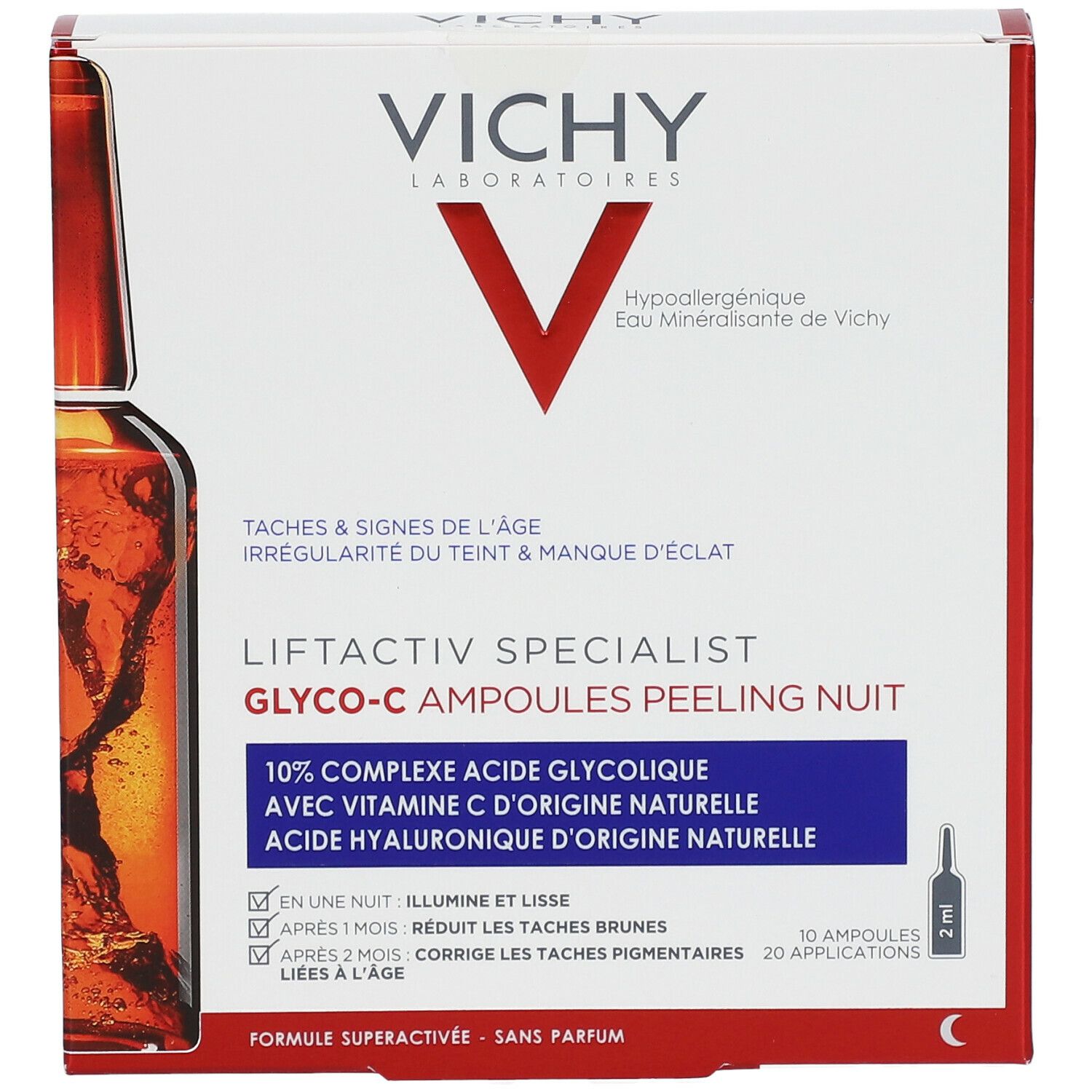 VICHY LIFTACTIV SPECIALIST Glyco-C Ampoules Peeling Nuit