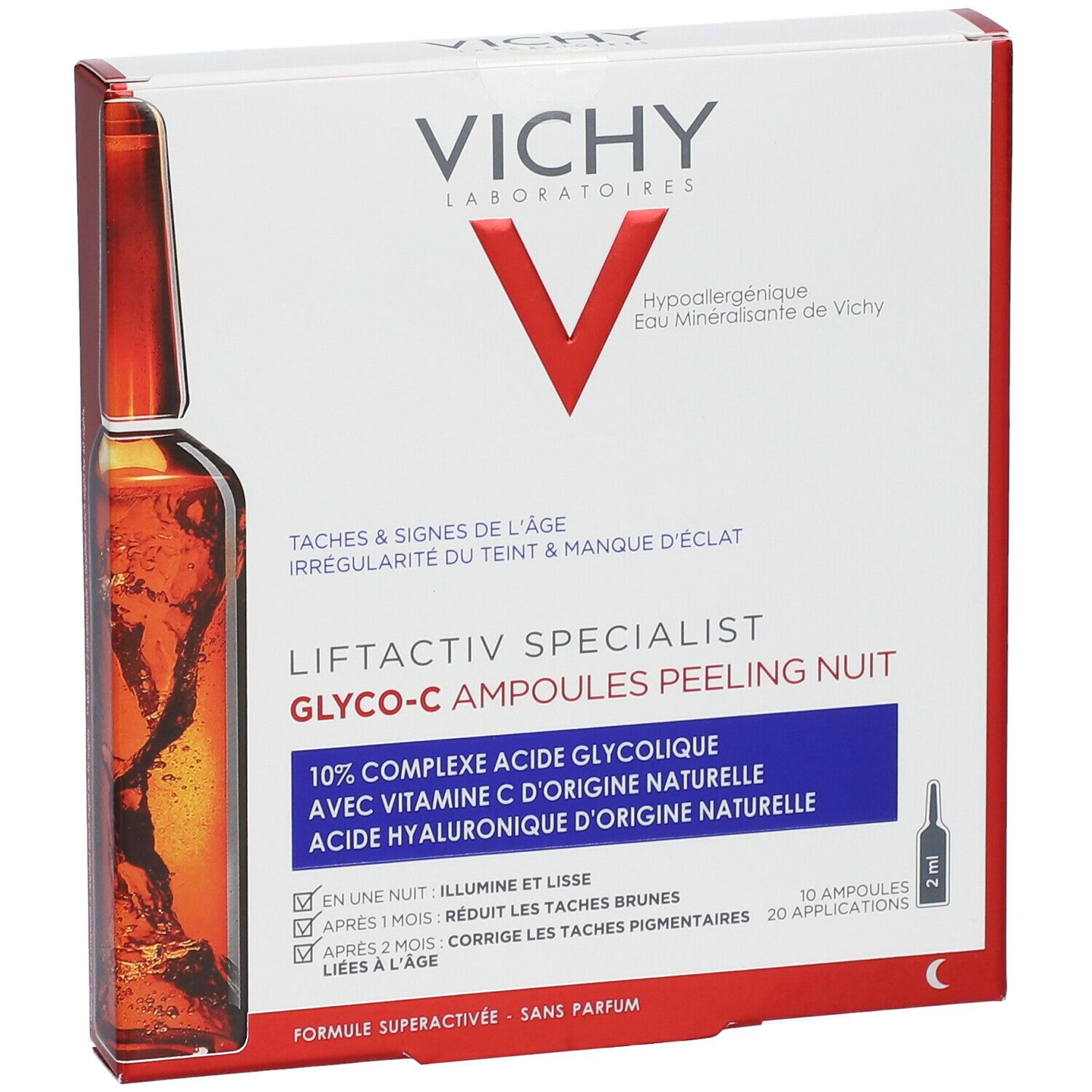 VICHY LIFTACTIV SPECIALIST Glyco-C Ampoules Peeling Nuit