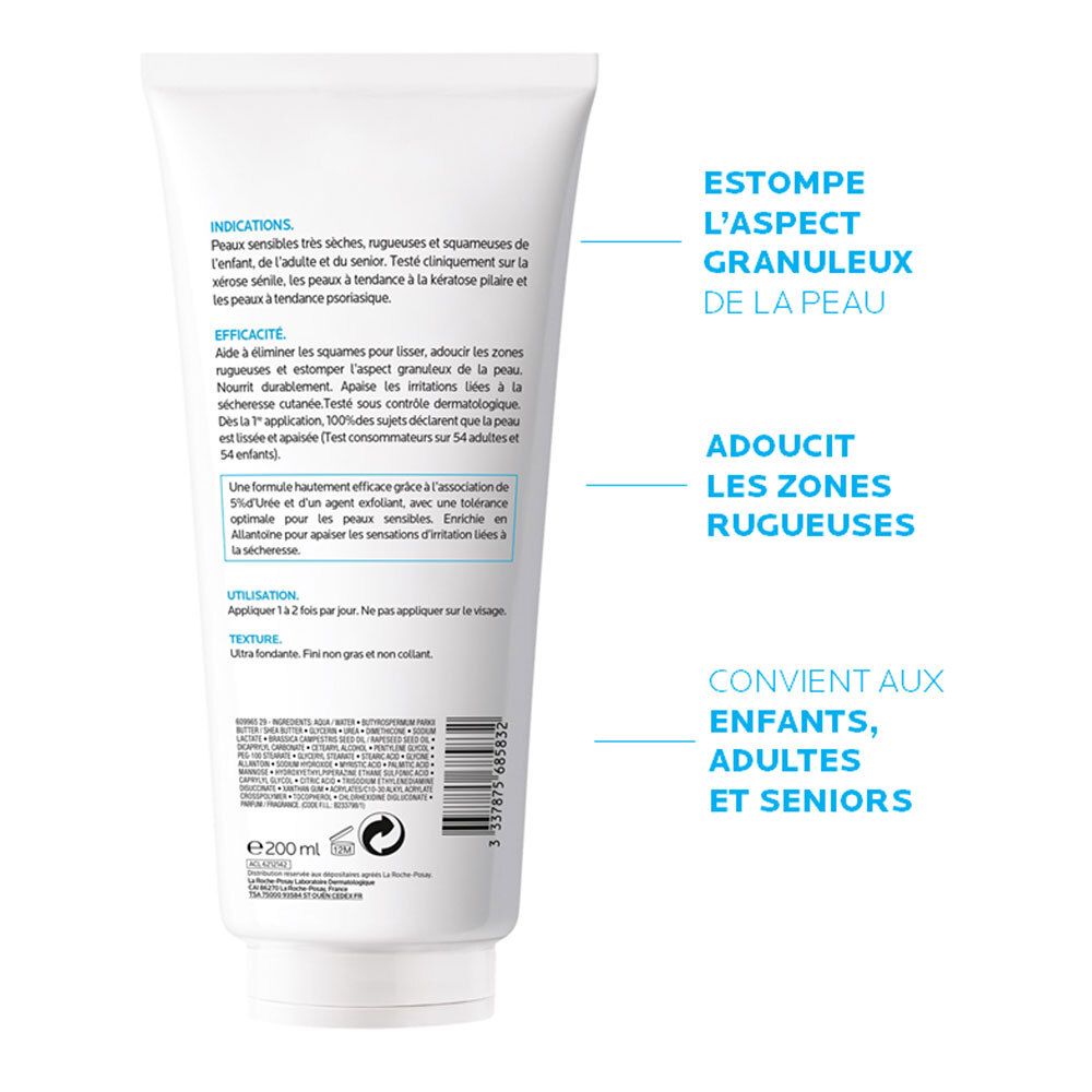 LA ROCHE POSAY Iso-Urea 5+ Lait Lissant