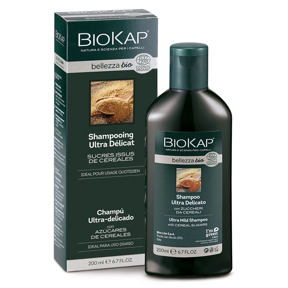 BIOKAP Bellezza Bio Shampooing Ultra Délicat