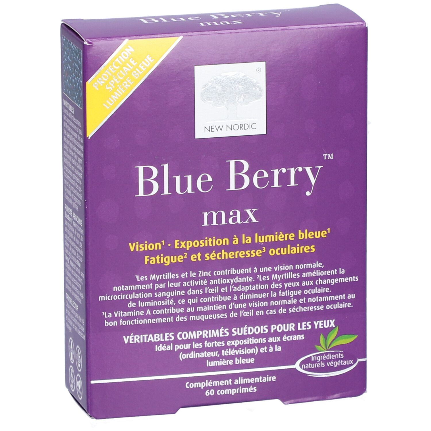 BLUE BERRY MAX - Comprimé, complément alimentaire à visée oculaire.  - bt 60