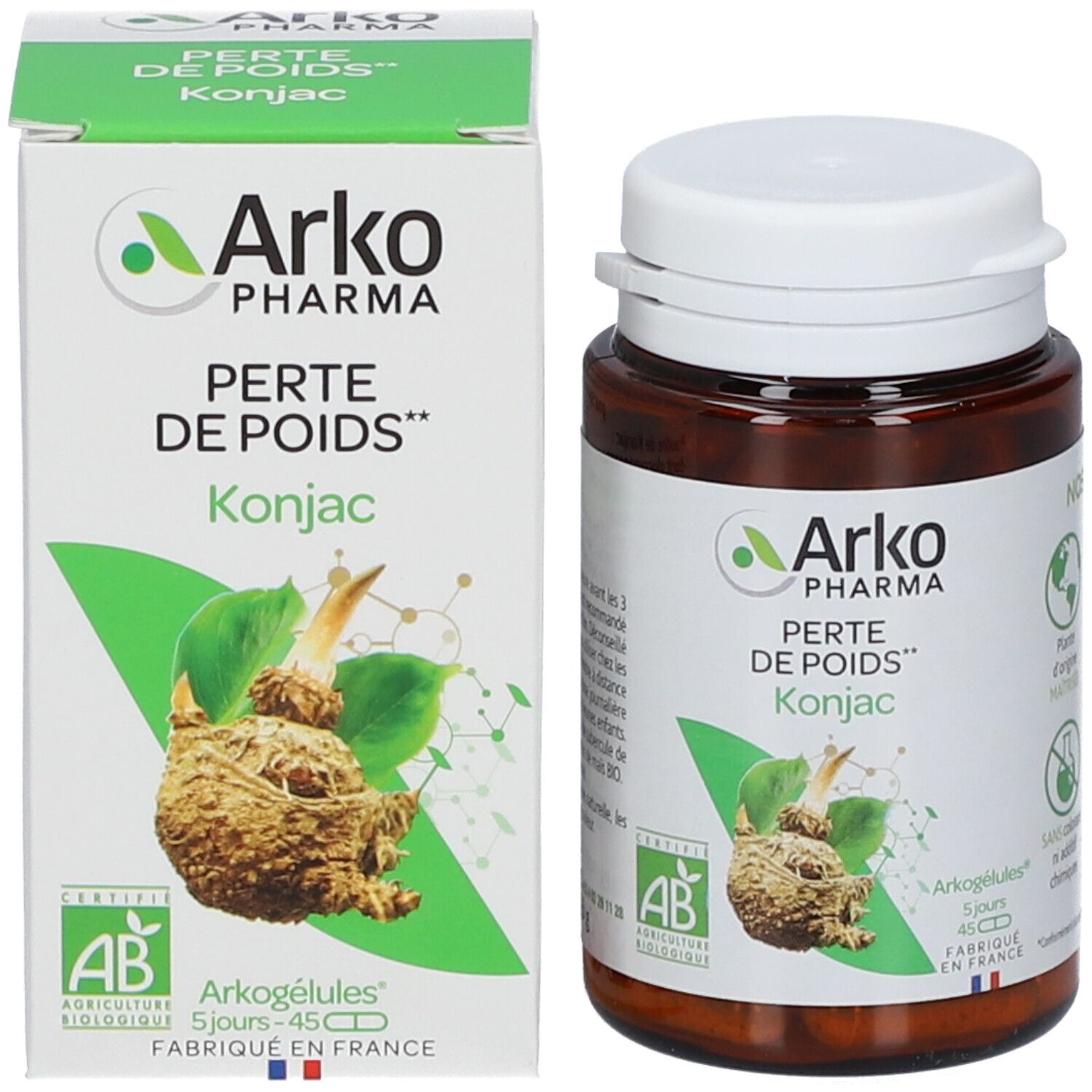 ARKOPHARMA Arkogélules Konjac bio 45 pc(s) - Redcare Pharmacie