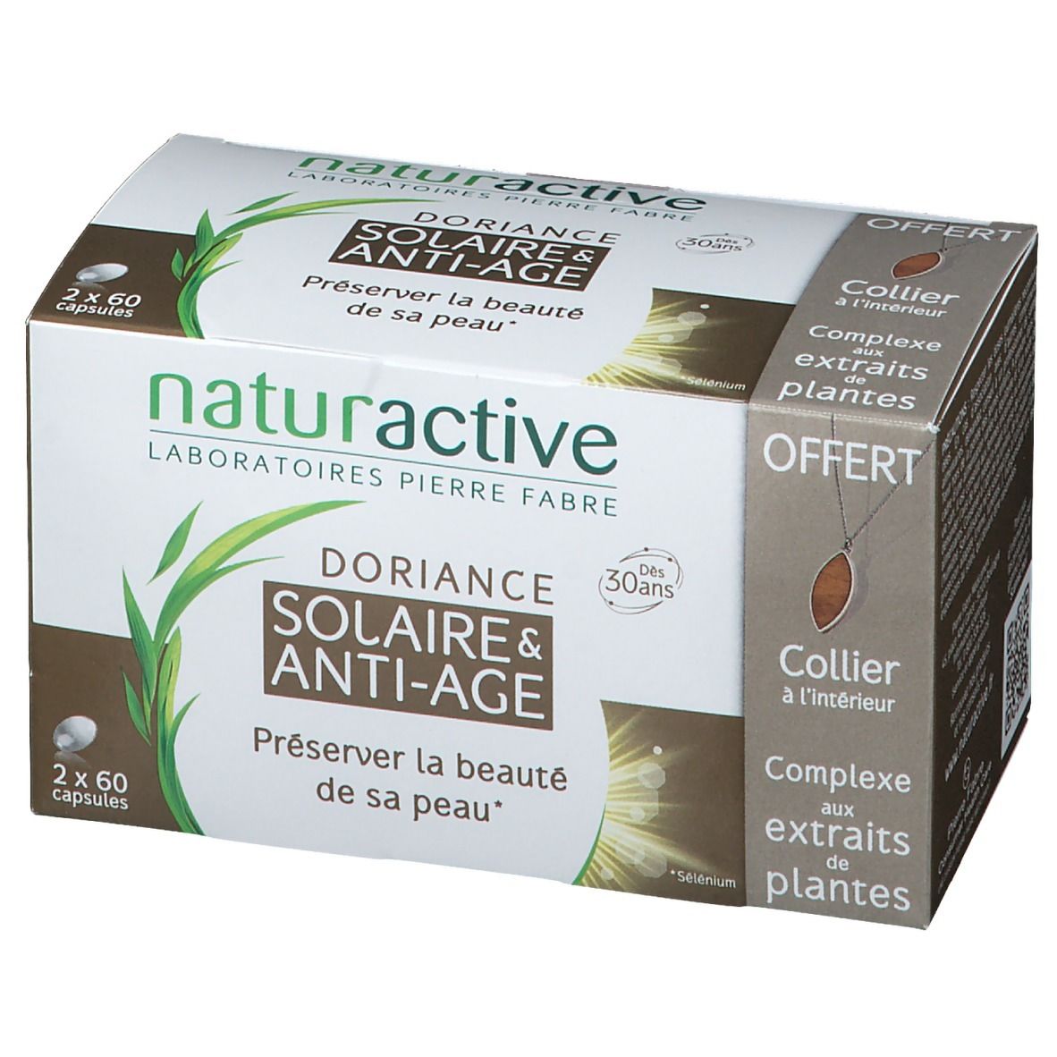 naturactive DORIANCE Solaire & Anti-âge + Collier