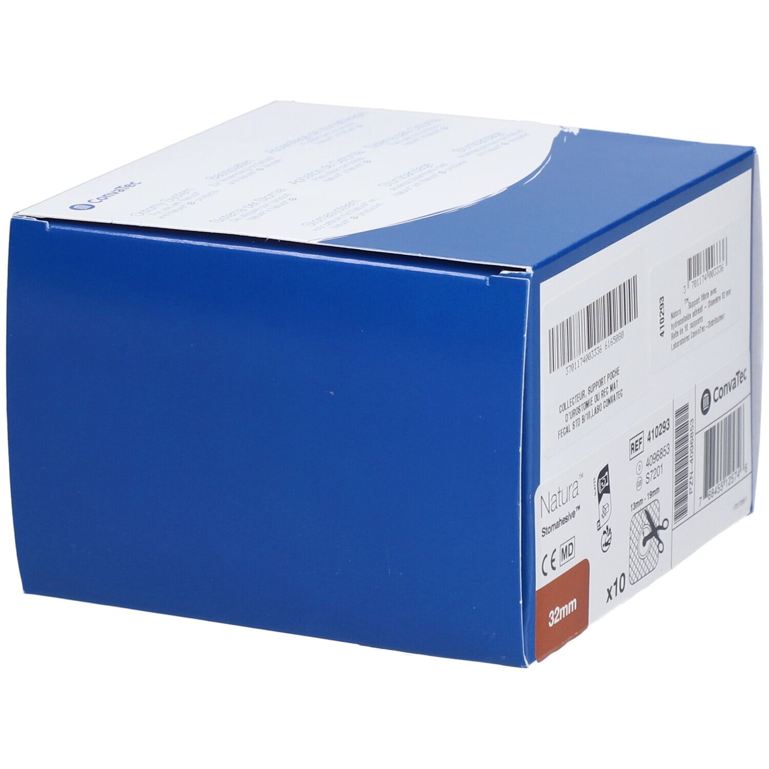 NATURA SUPPORT MIXTE - Support porte-poche, système 2 pièces, prédécoupé. diamètre 32 mm (