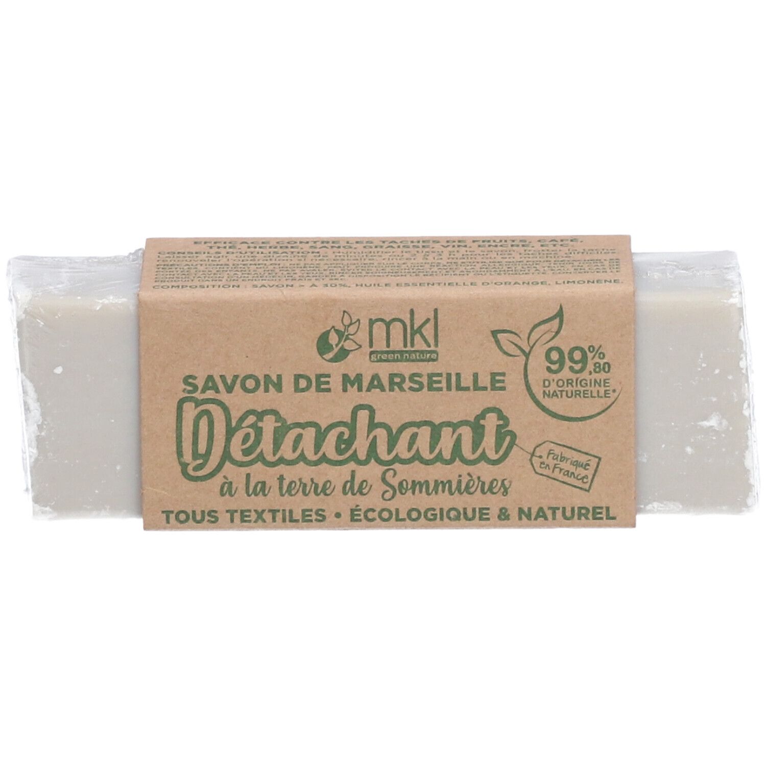 MKL Savon de Marseille Détachant à la Terre de Sommières