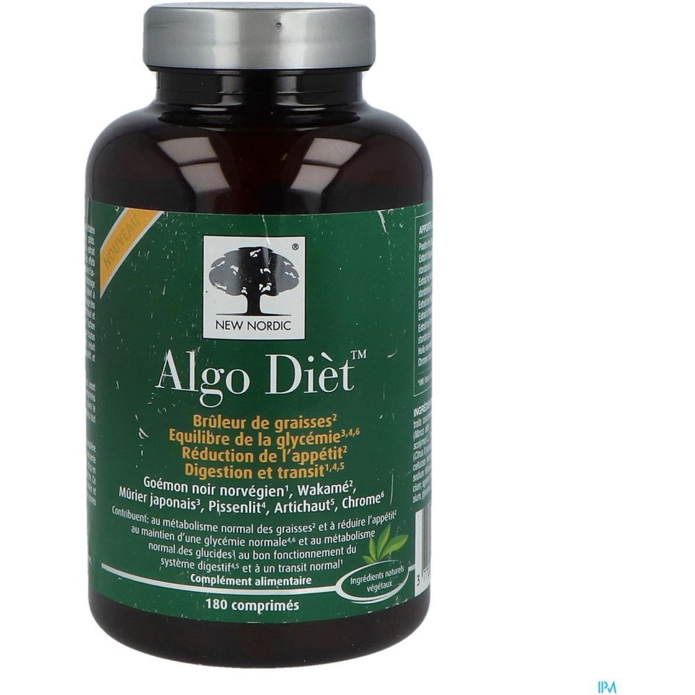 Algo Dièt, Comprimé, complément alimentaire à visée minceur, bt 180