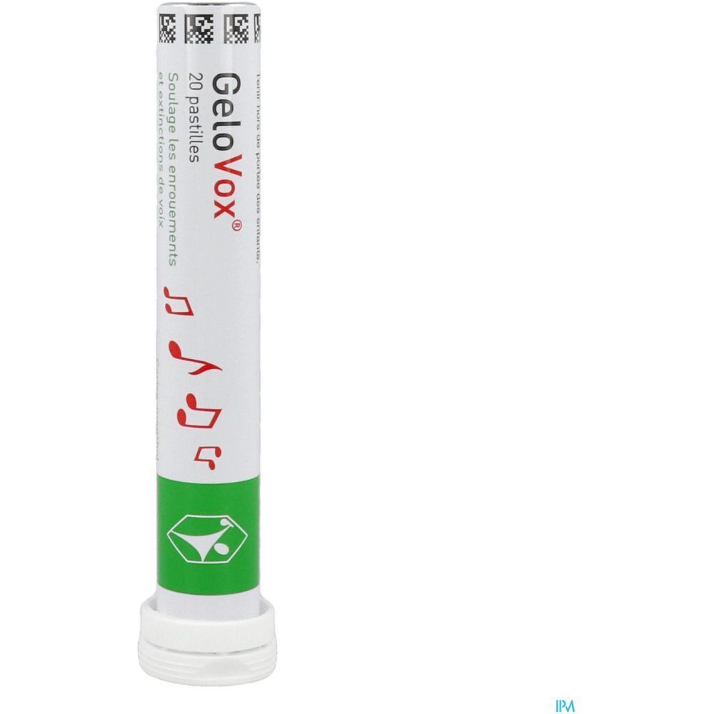 GeloVox, Pastille à sucer pour la gorge, bt 20