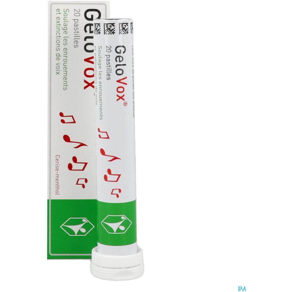 GeloVox, Pastille à sucer pour la gorge, bt 20