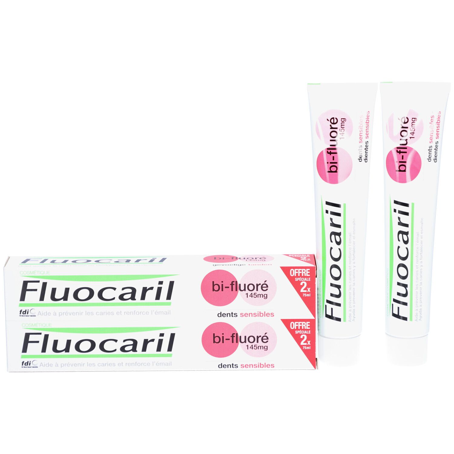 FLUOCARIL Bi-fluoré 145 mg Dentifrice dents sensibles