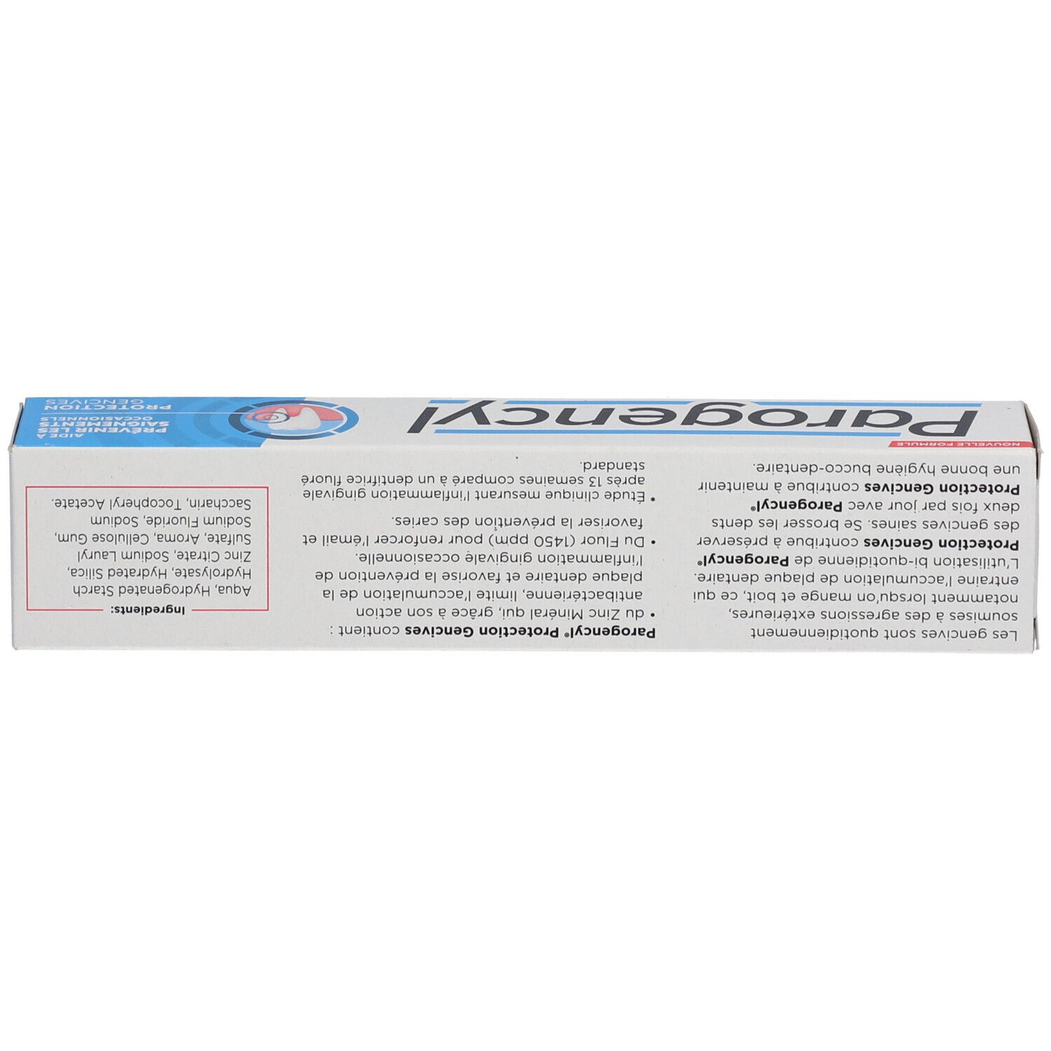 Parogencyl Protection Gencives Dentifrice Goût Menthe