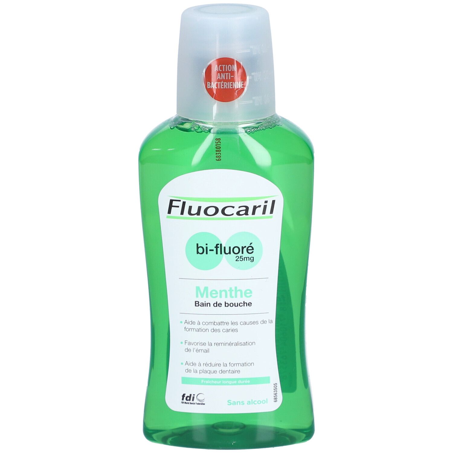 FLUOCARIL Bi-fluoré 25 mg Bain de bouche à la menthe