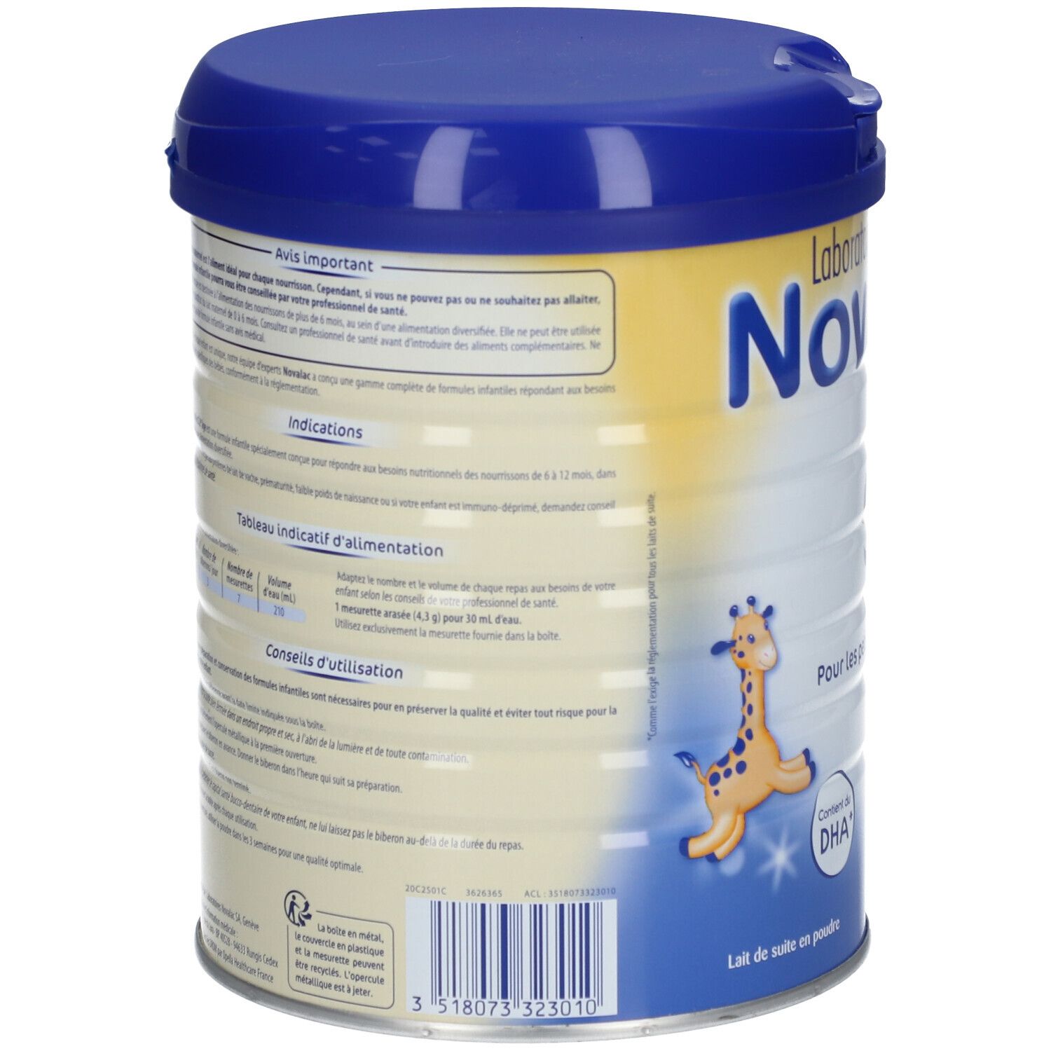 Novalac S Satiété 2ème âge