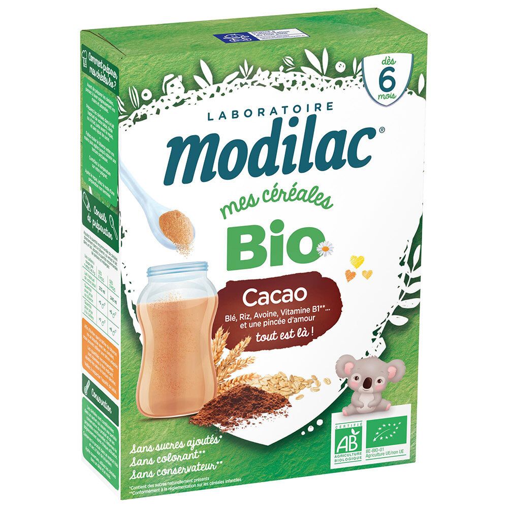 MODILAC Céréales Bio Cacao