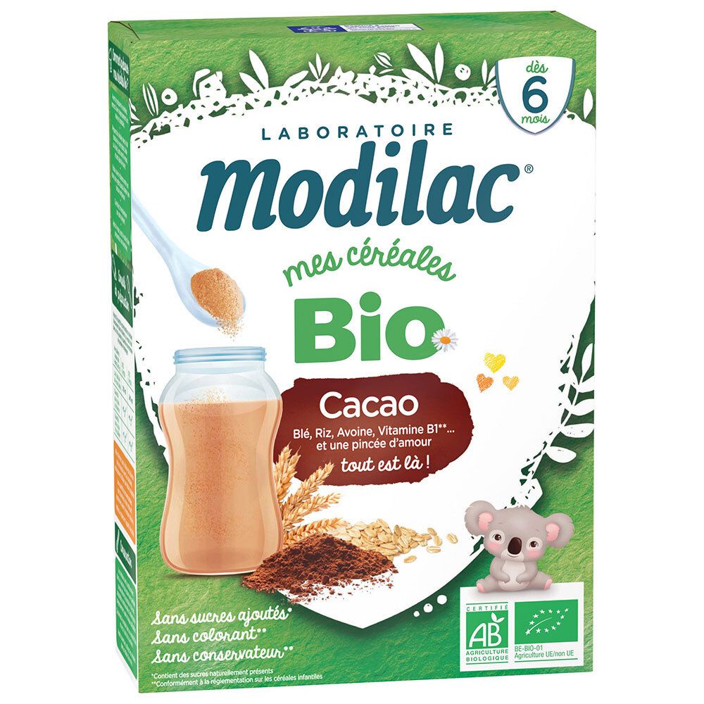 MODILAC Céréales Bio Cacao