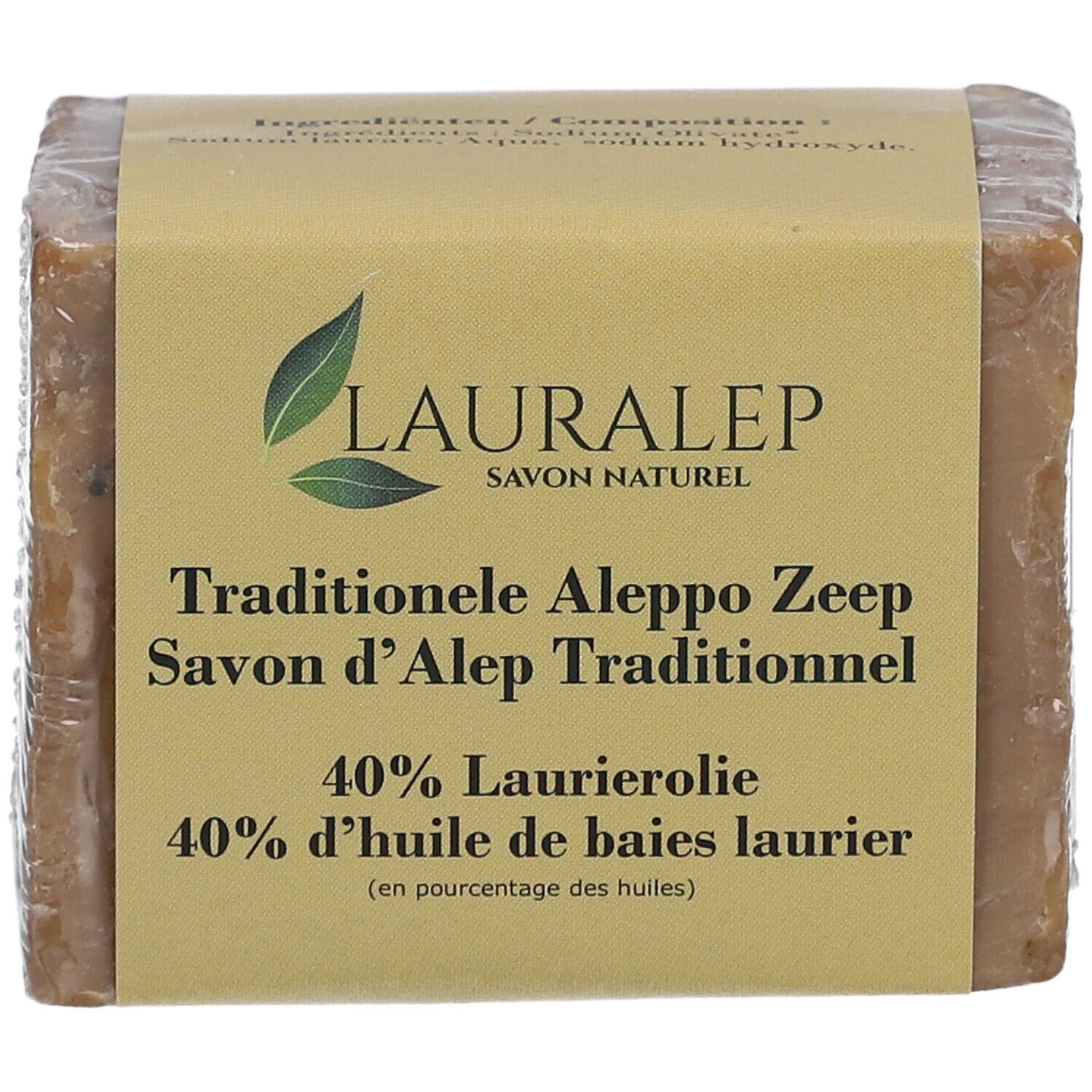 LAURALEP Savon d'Alep 40 %