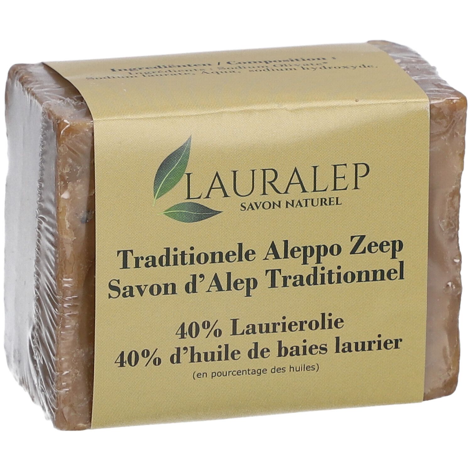 LAURALEP Savon d'Alep 40 %