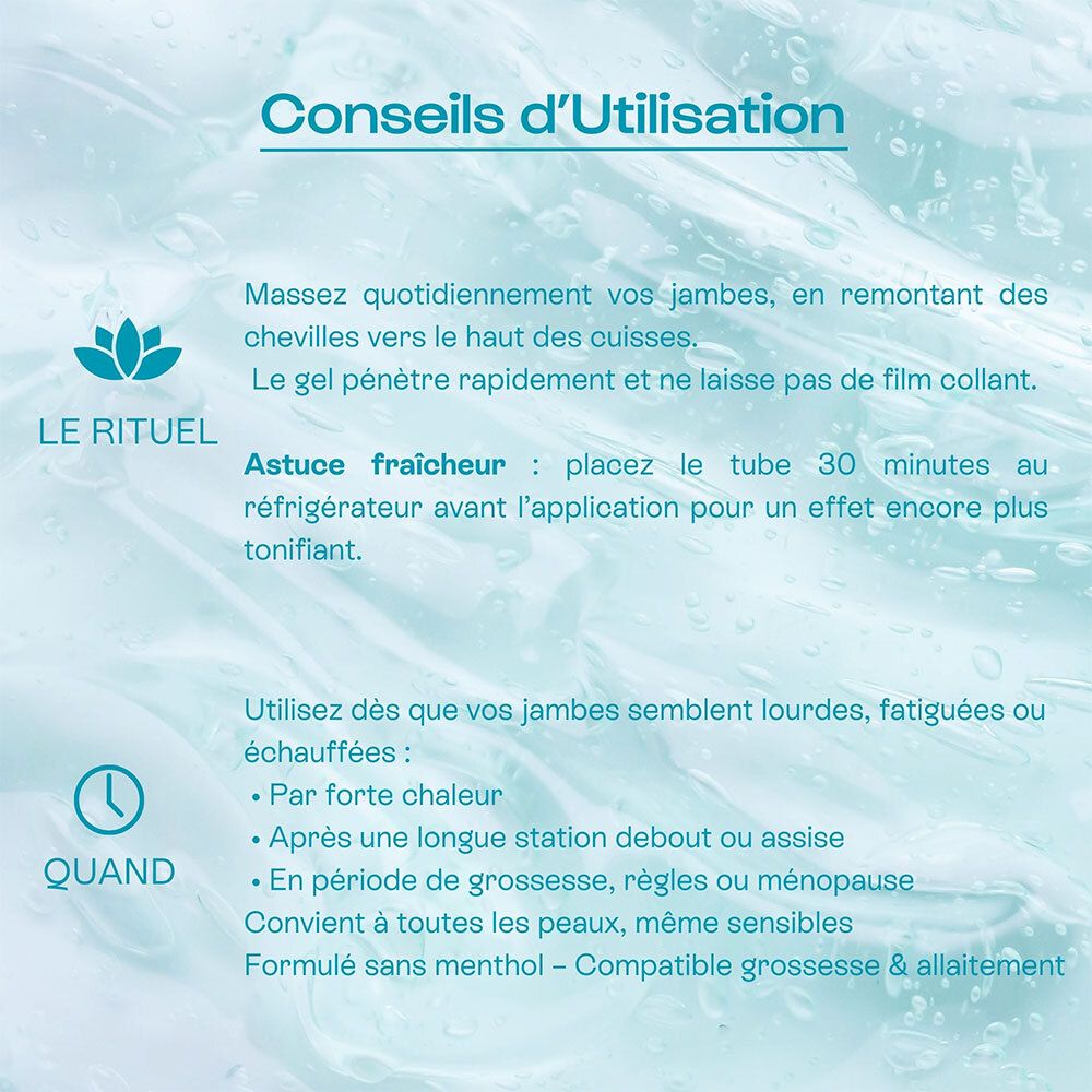 Conseils d'utilisation du gel Omum L'Envolée.