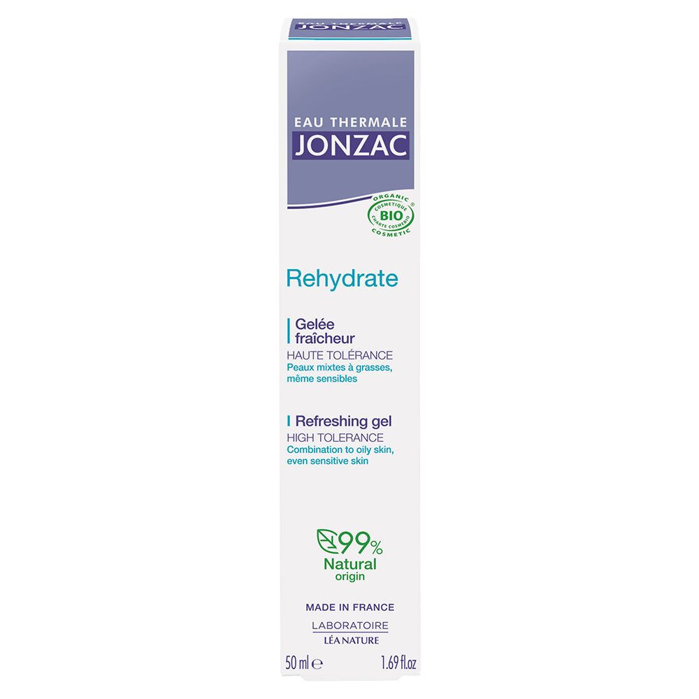 Jonzac REhydrate Gelée Fraîche Hydratante Bio Visage