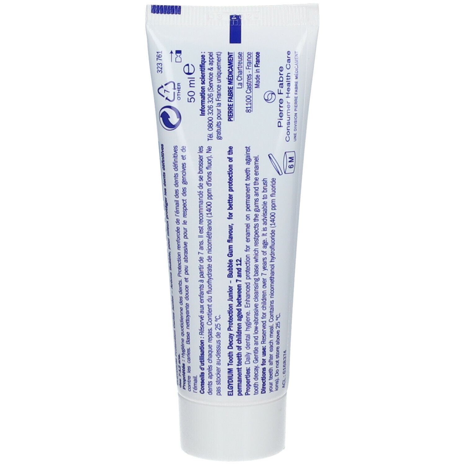 ELGYDIUM Junior Gel Dentifrice Bubble