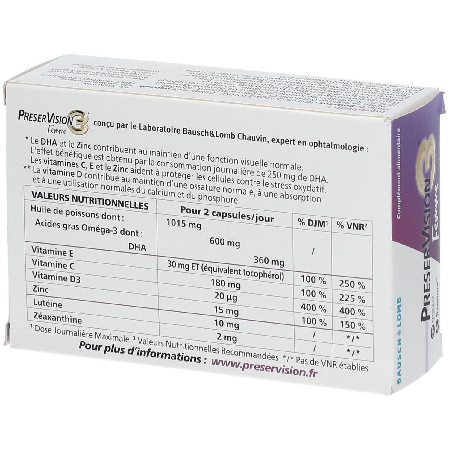 Preservision Femme 60 Capsules 1 Mois