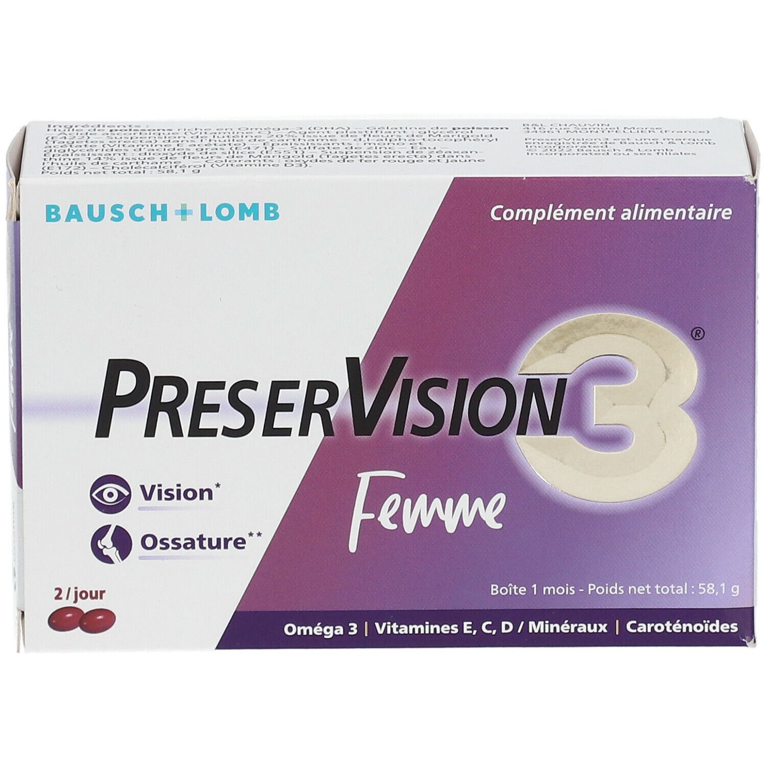Preservision Femme 60 Capsules 1 Mois