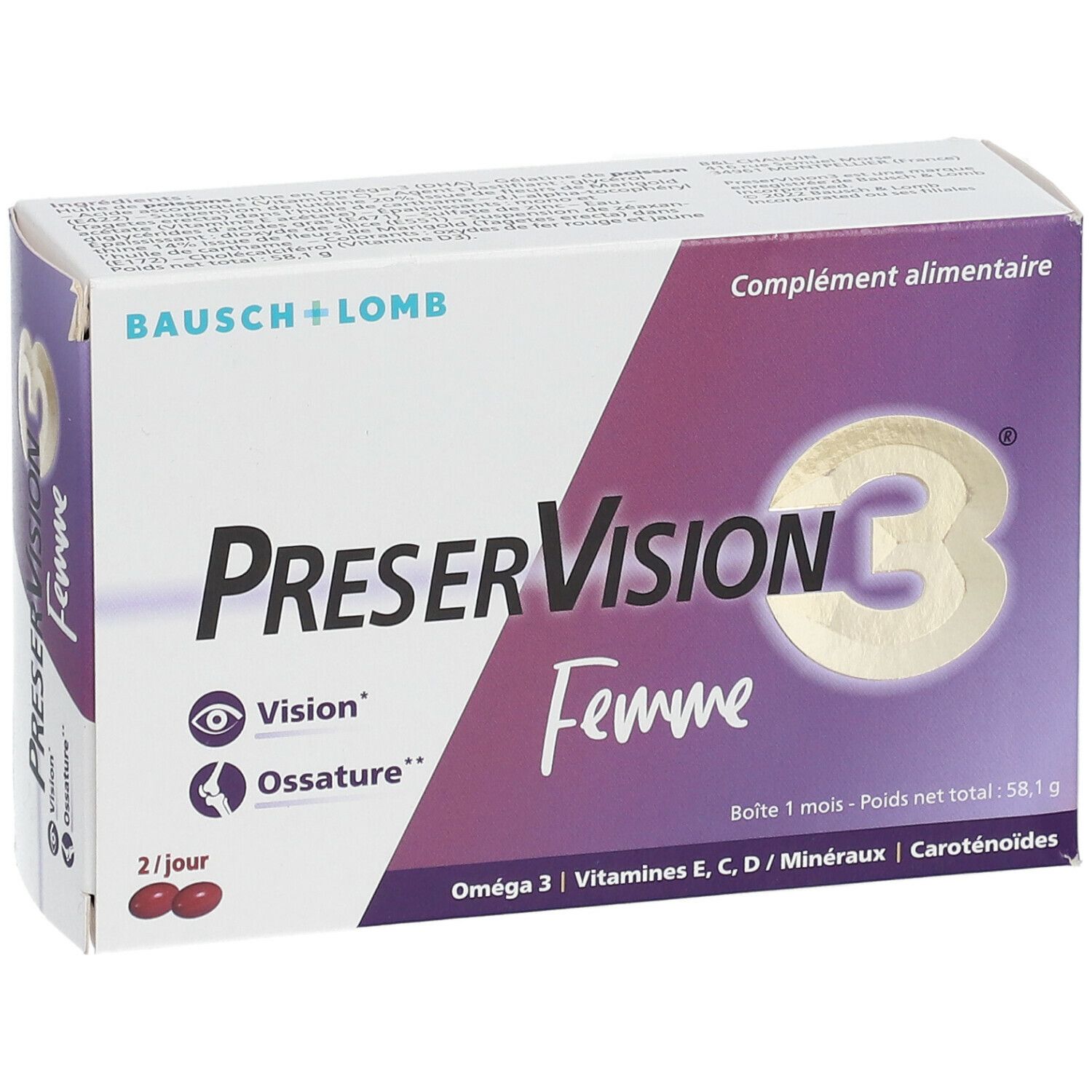 Preservision Femme 60 Capsules 1 Mois