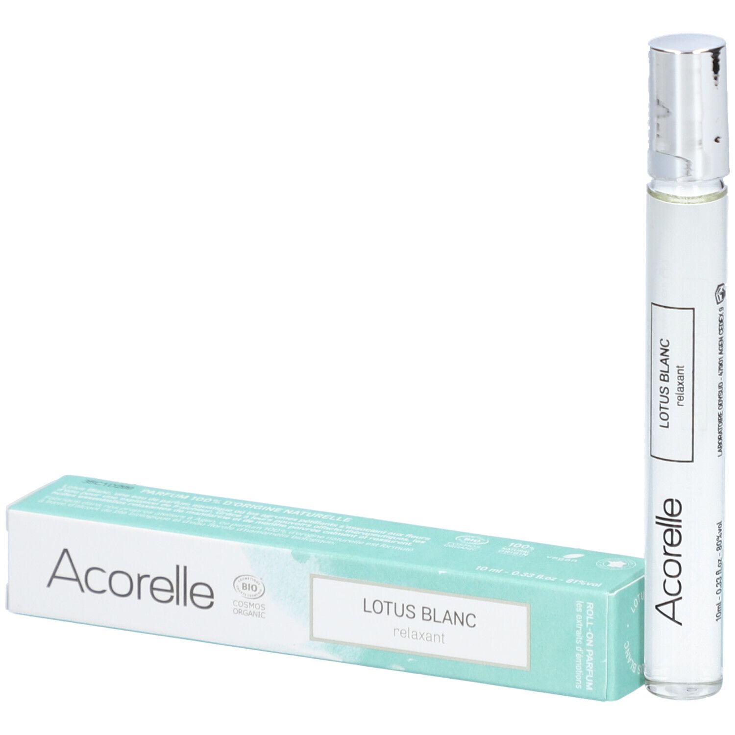 Acorelle Eau de Parfum Roll-On "Lotus Blanc" BIO