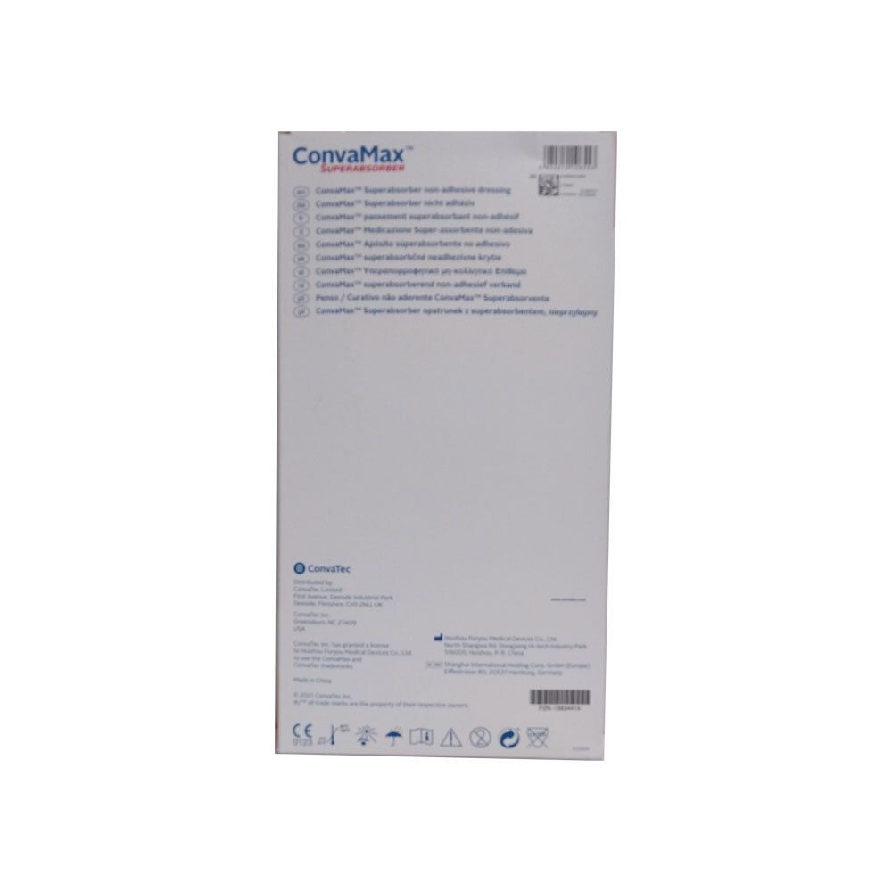 CONVAMAX Superabsorber Non-Adhesive - Pansement hydrocellulaire superabsorbant non-adhésif 20 x 40 cm