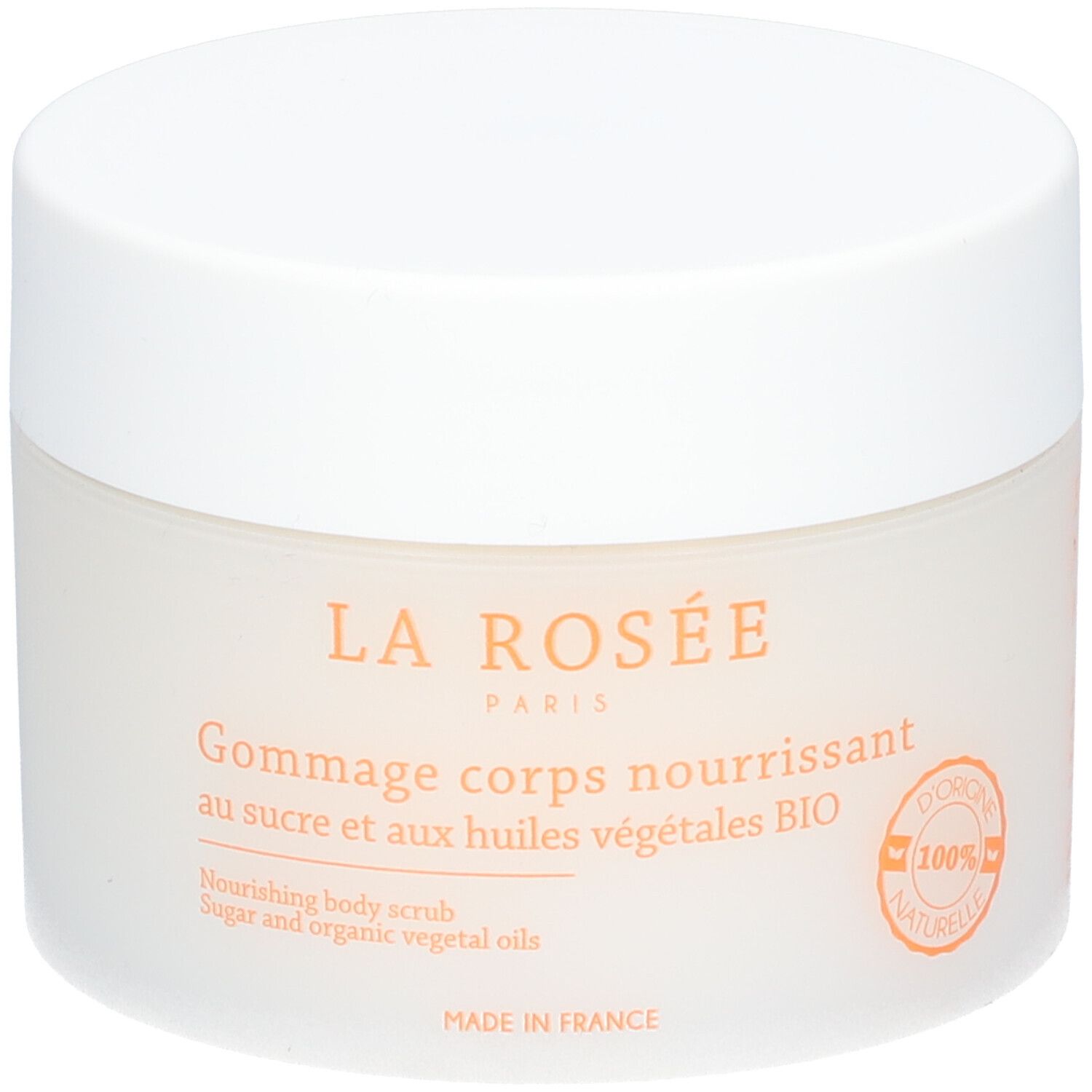 La Rosée Gommage corps nourrissant au sucre et aux huiles végétales BIO