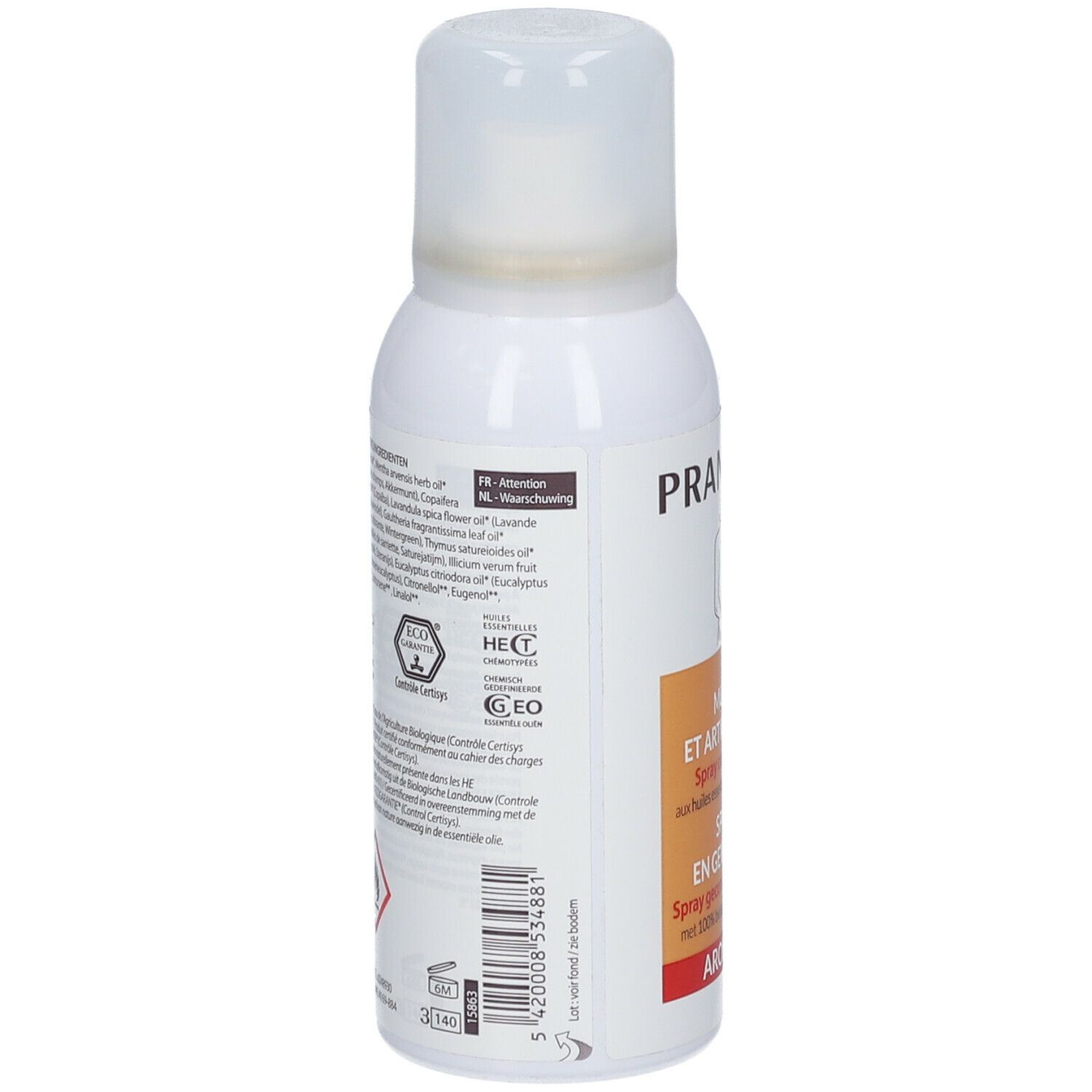 Pranarôm AROMALGIC Muscles et Articulations Spray concentré corps bio