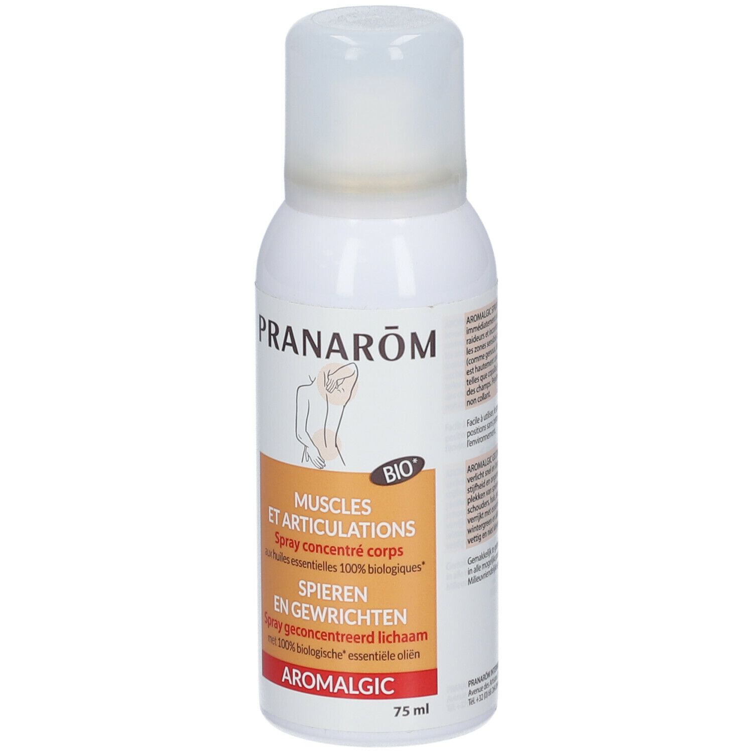 Pranarôm AROMALGIC Muscles et Articulations Spray concentré corps bio