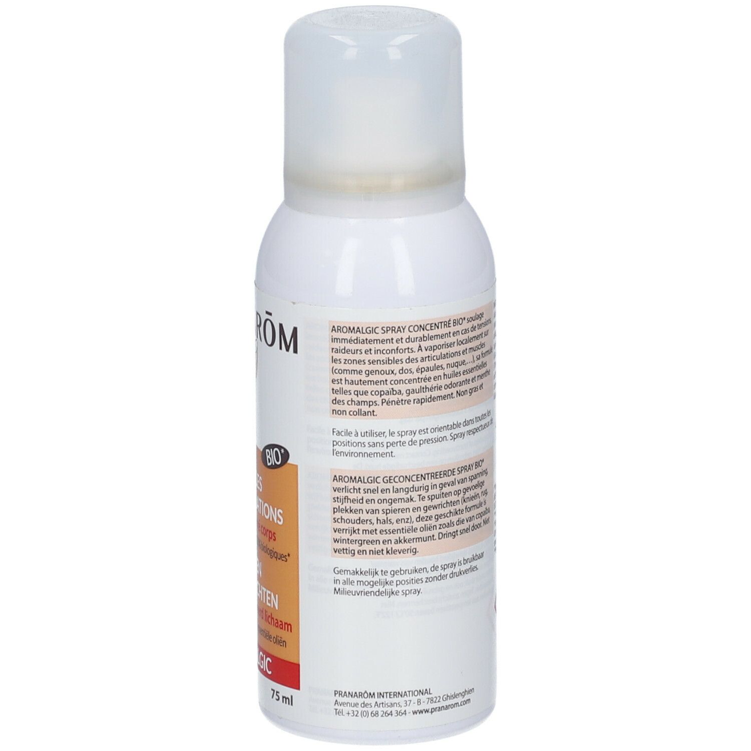 Pranarôm AROMALGIC Muscles et Articulations Spray concentré corps bio